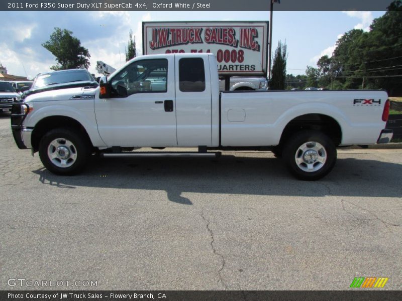 Oxford White / Steel 2011 Ford F350 Super Duty XLT SuperCab 4x4