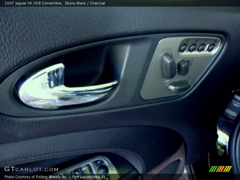Ebony Black / Charcoal 2007 Jaguar XK XK8 Convertible