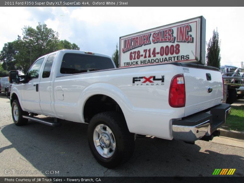 Oxford White / Steel 2011 Ford F350 Super Duty XLT SuperCab 4x4