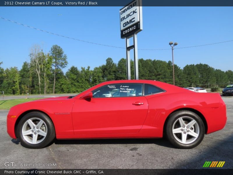 Victory Red / Black 2012 Chevrolet Camaro LT Coupe