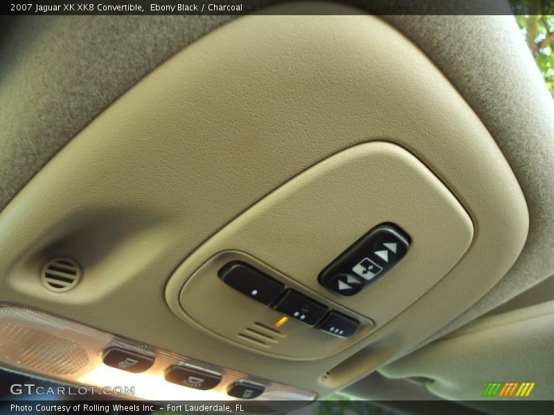 Ebony Black / Charcoal 2007 Jaguar XK XK8 Convertible