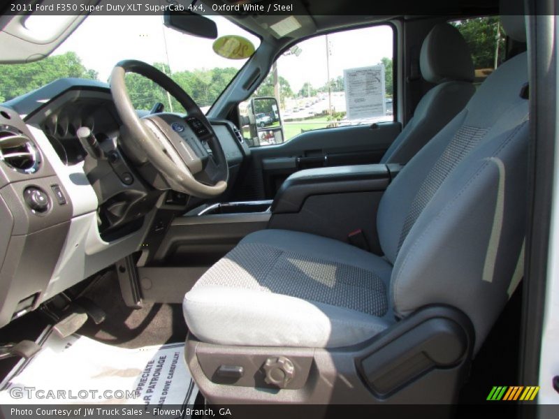 Oxford White / Steel 2011 Ford F350 Super Duty XLT SuperCab 4x4
