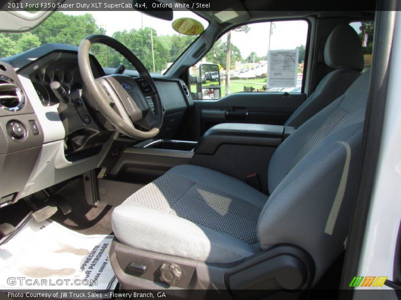 Oxford White / Steel 2011 Ford F350 Super Duty XLT SuperCab 4x4