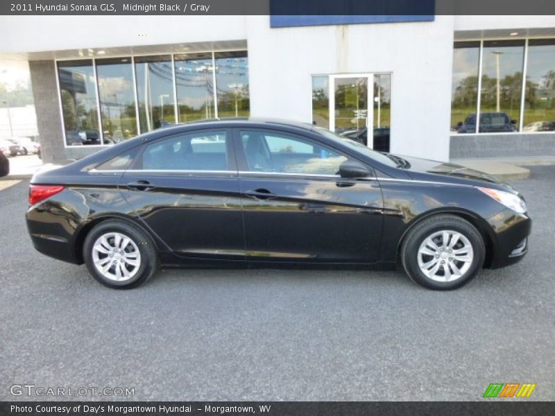 Midnight Black / Gray 2011 Hyundai Sonata GLS