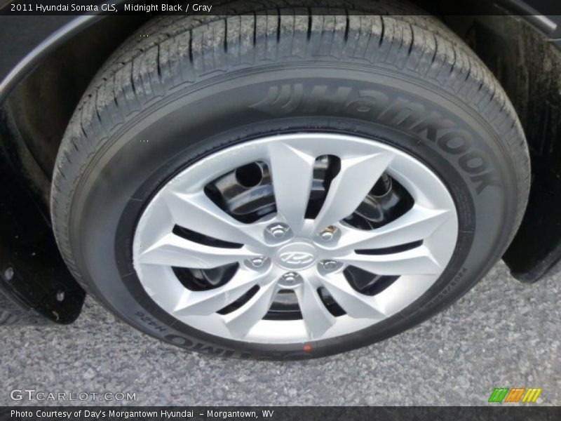 Midnight Black / Gray 2011 Hyundai Sonata GLS