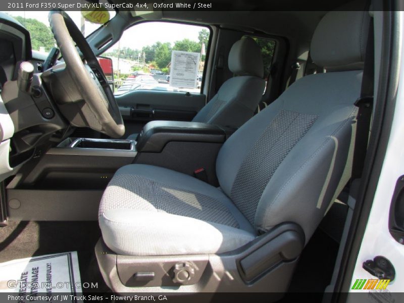 Oxford White / Steel 2011 Ford F350 Super Duty XLT SuperCab 4x4