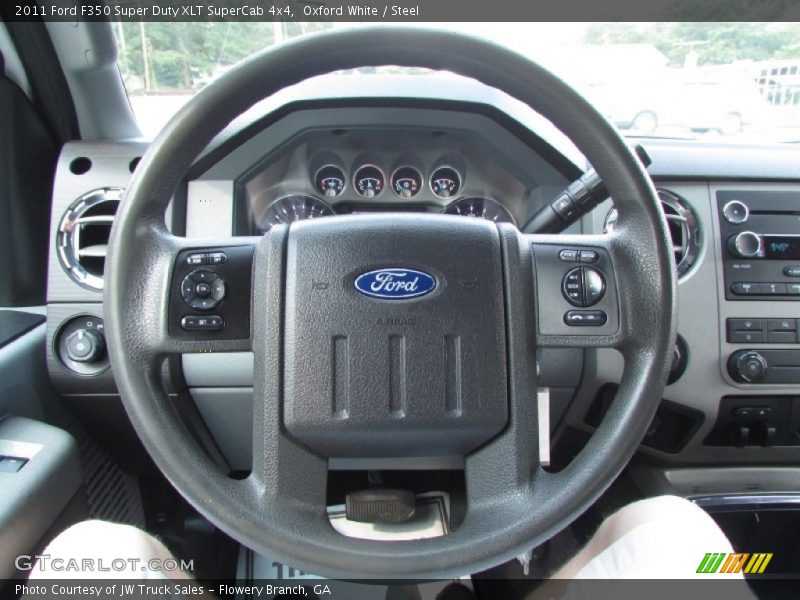 Oxford White / Steel 2011 Ford F350 Super Duty XLT SuperCab 4x4