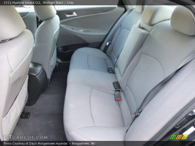 Midnight Black / Gray 2011 Hyundai Sonata GLS
