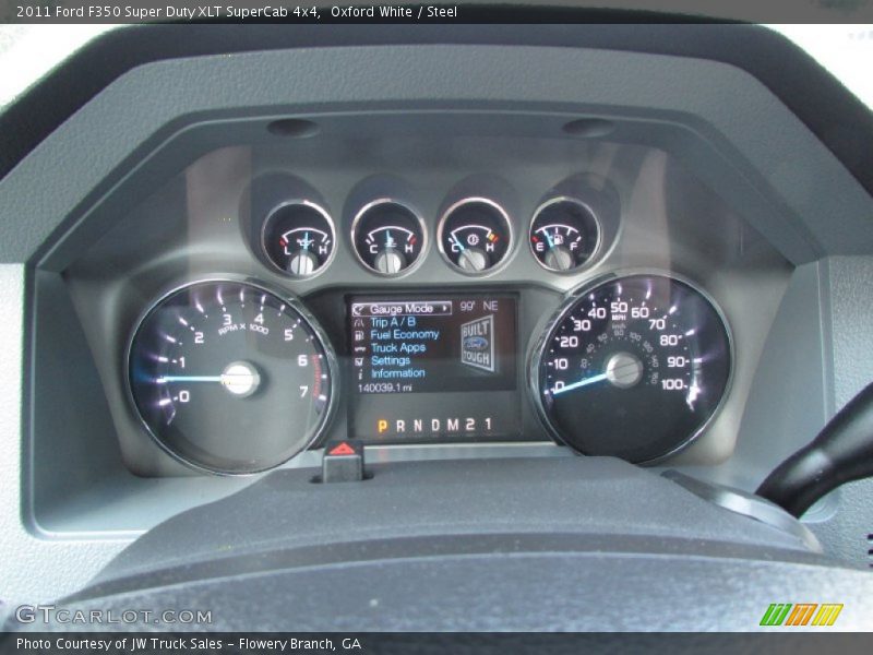 Oxford White / Steel 2011 Ford F350 Super Duty XLT SuperCab 4x4