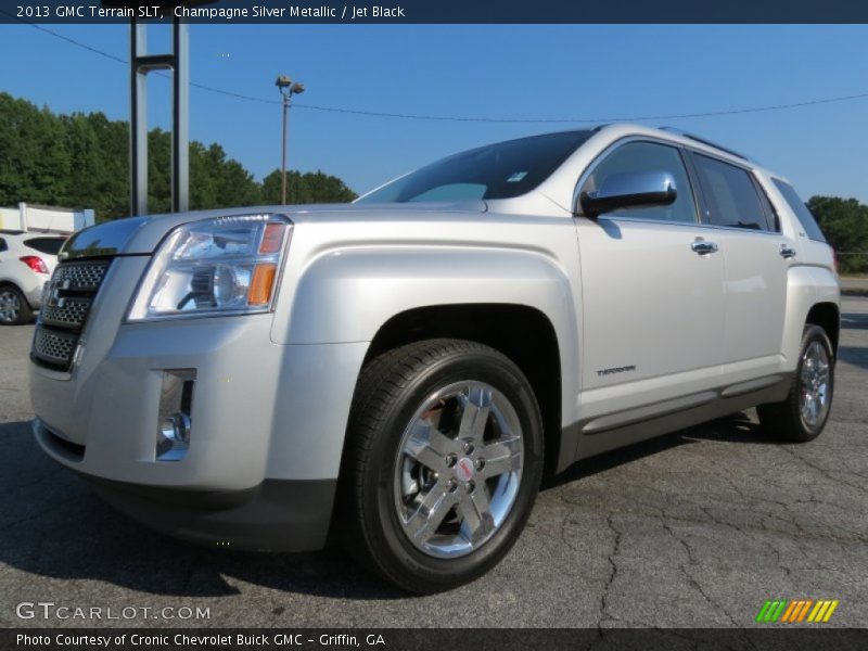 Champagne Silver Metallic / Jet Black 2013 GMC Terrain SLT