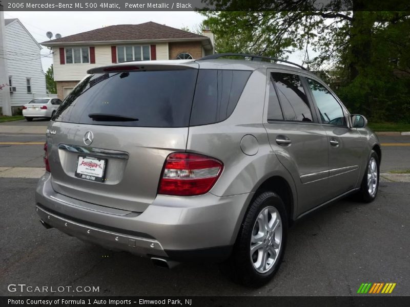 Pewter Metallic / Black 2006 Mercedes-Benz ML 500 4Matic