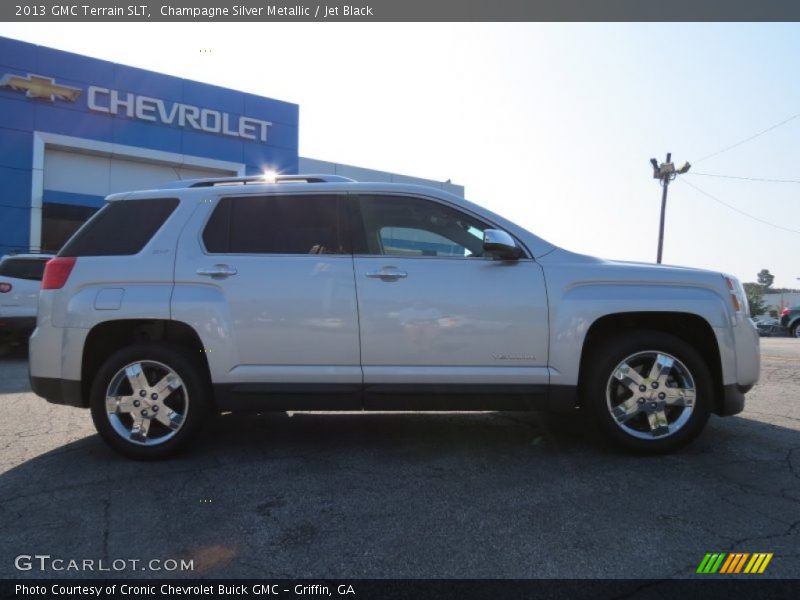 Champagne Silver Metallic / Jet Black 2013 GMC Terrain SLT