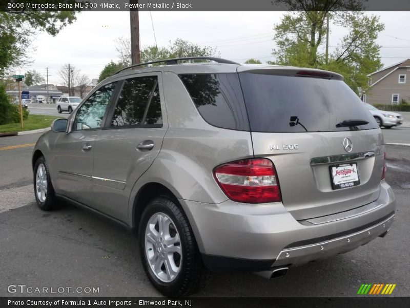 Pewter Metallic / Black 2006 Mercedes-Benz ML 500 4Matic