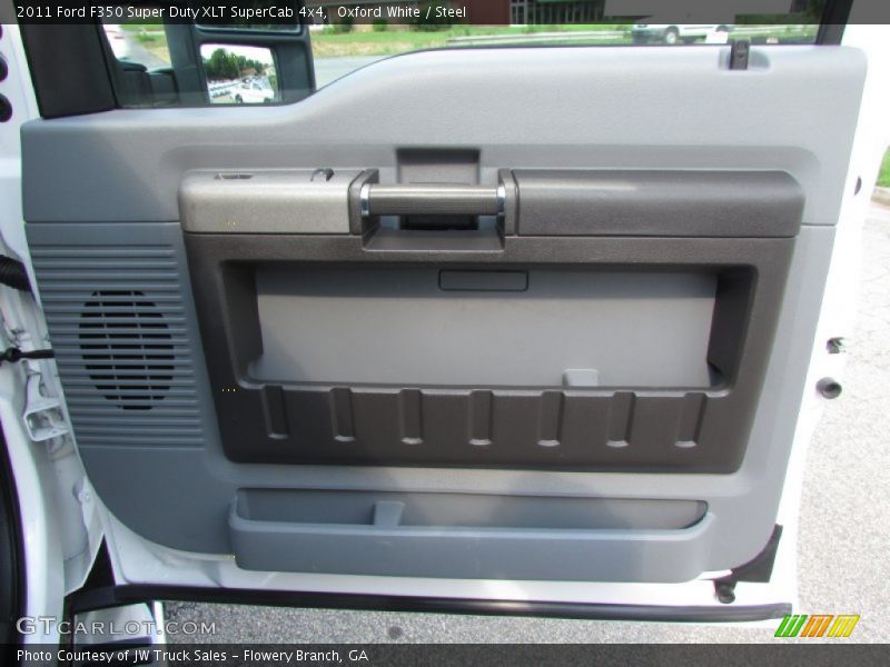 Oxford White / Steel 2011 Ford F350 Super Duty XLT SuperCab 4x4