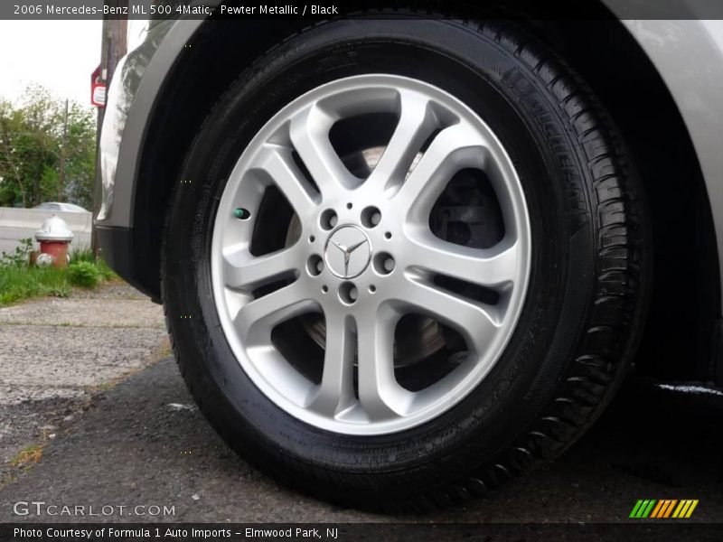 Pewter Metallic / Black 2006 Mercedes-Benz ML 500 4Matic