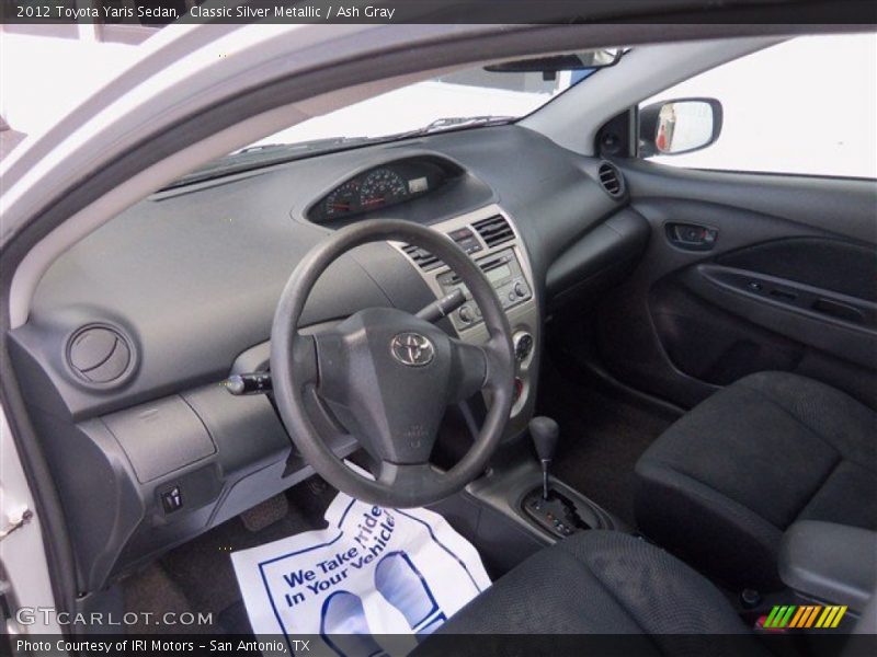 Classic Silver Metallic / Ash Gray 2012 Toyota Yaris Sedan
