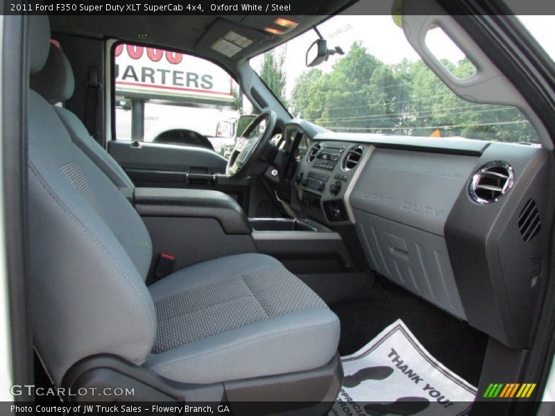 Oxford White / Steel 2011 Ford F350 Super Duty XLT SuperCab 4x4