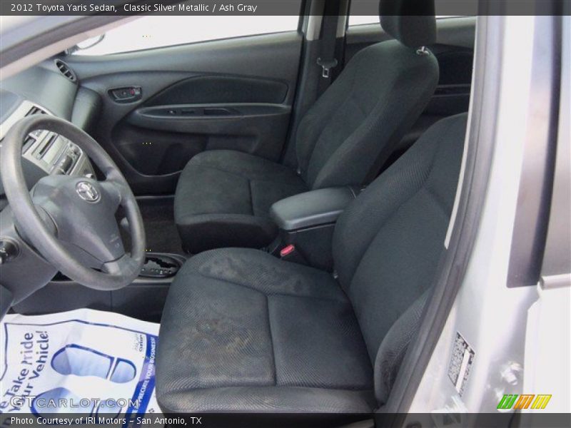 Classic Silver Metallic / Ash Gray 2012 Toyota Yaris Sedan