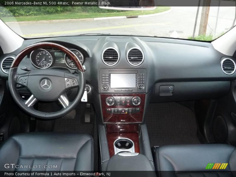 Pewter Metallic / Black 2006 Mercedes-Benz ML 500 4Matic