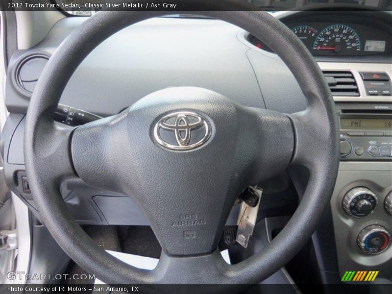 Classic Silver Metallic / Ash Gray 2012 Toyota Yaris Sedan