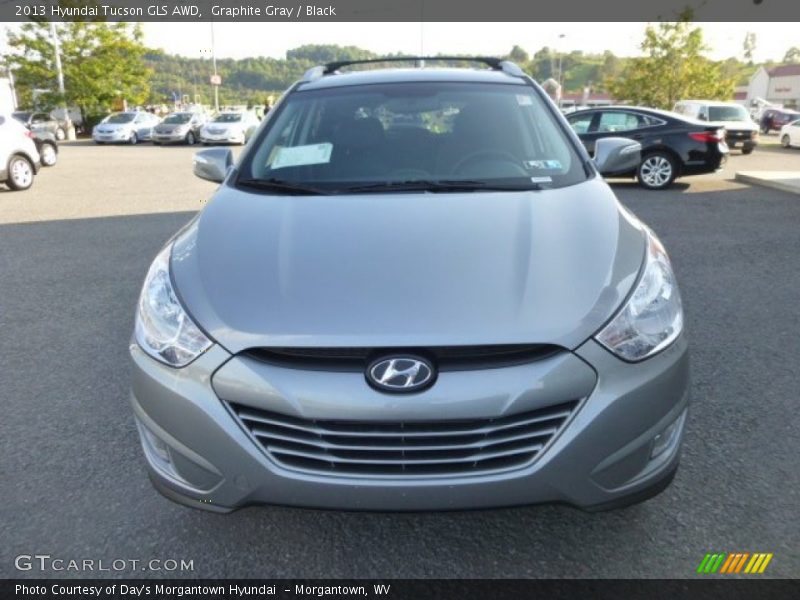 Graphite Gray / Black 2013 Hyundai Tucson GLS AWD