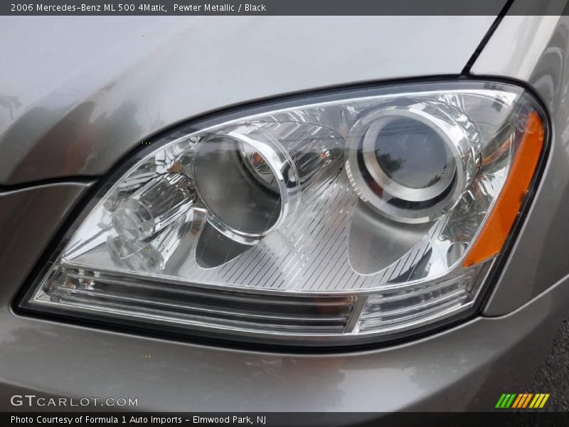 Pewter Metallic / Black 2006 Mercedes-Benz ML 500 4Matic