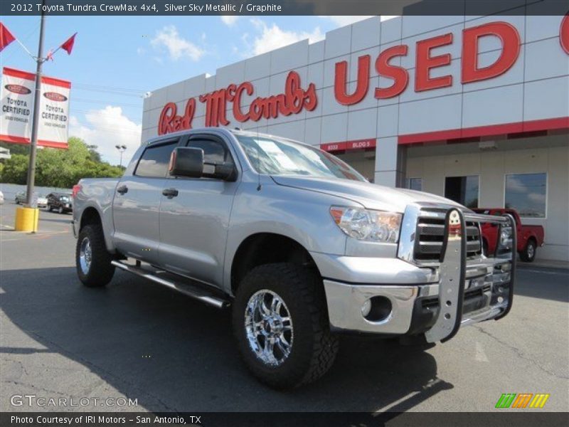 Silver Sky Metallic / Graphite 2012 Toyota Tundra CrewMax 4x4