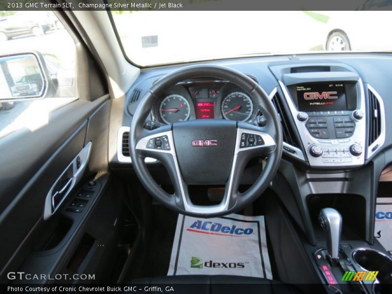 Champagne Silver Metallic / Jet Black 2013 GMC Terrain SLT
