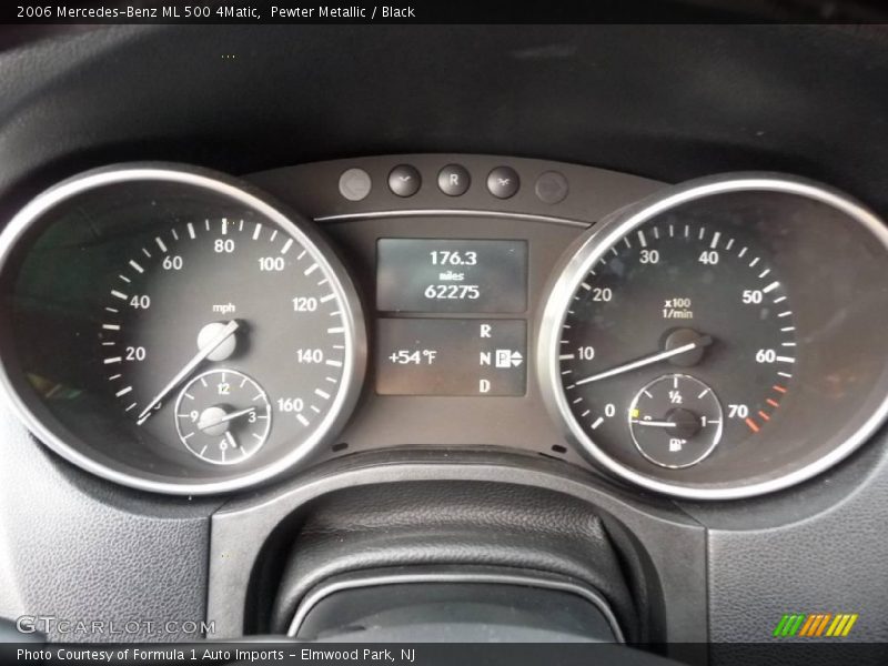Pewter Metallic / Black 2006 Mercedes-Benz ML 500 4Matic