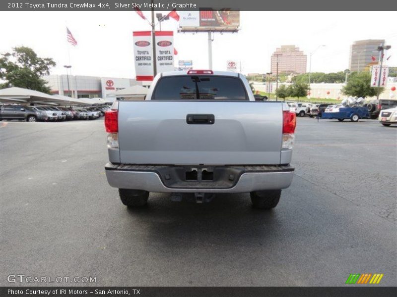 Silver Sky Metallic / Graphite 2012 Toyota Tundra CrewMax 4x4