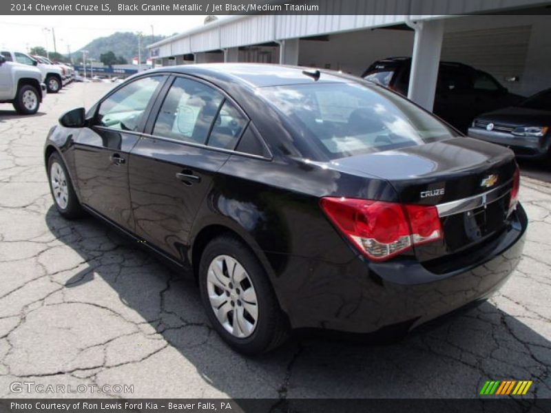 Black Granite Metallic / Jet Black/Medium Titanium 2014 Chevrolet Cruze LS