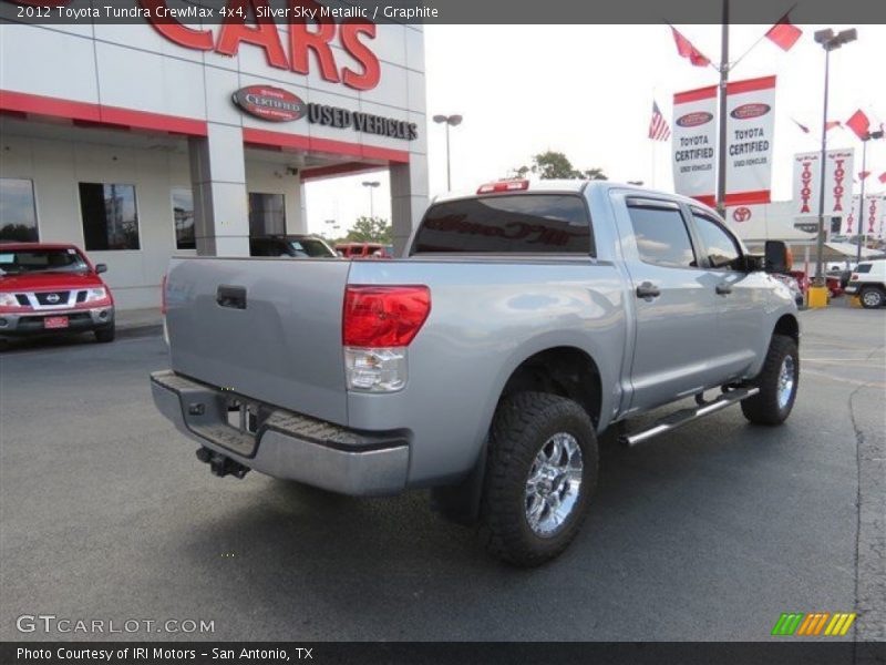 Silver Sky Metallic / Graphite 2012 Toyota Tundra CrewMax 4x4