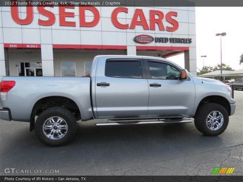Silver Sky Metallic / Graphite 2012 Toyota Tundra CrewMax 4x4