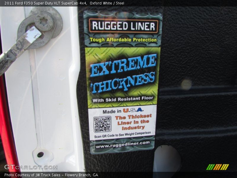 Oxford White / Steel 2011 Ford F350 Super Duty XLT SuperCab 4x4