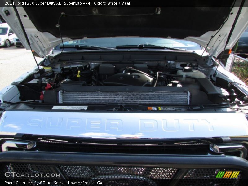 Oxford White / Steel 2011 Ford F350 Super Duty XLT SuperCab 4x4