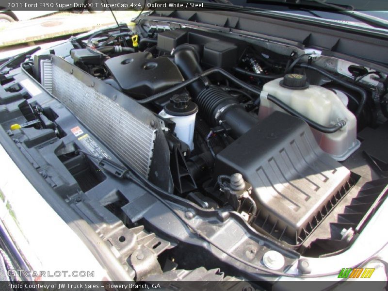 Oxford White / Steel 2011 Ford F350 Super Duty XLT SuperCab 4x4