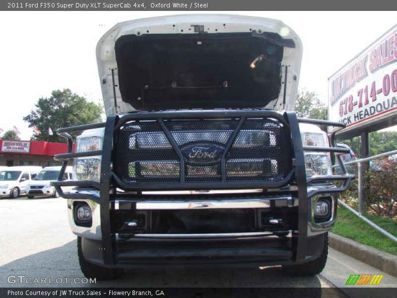 Oxford White / Steel 2011 Ford F350 Super Duty XLT SuperCab 4x4