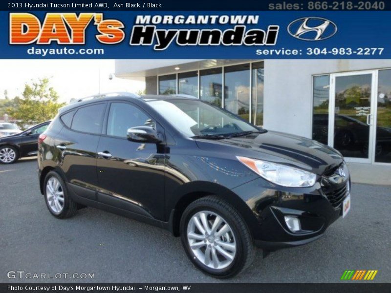 Ash Black / Black 2013 Hyundai Tucson Limited AWD