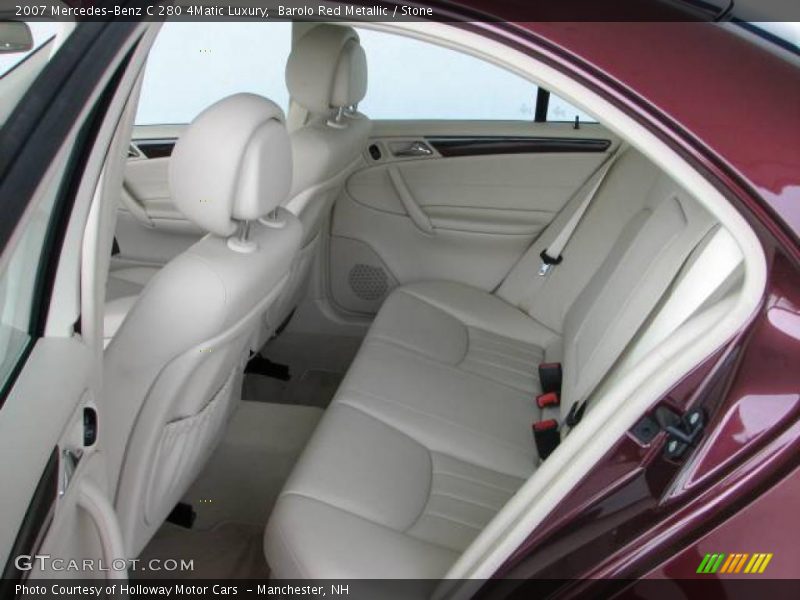 Barolo Red Metallic / Stone 2007 Mercedes-Benz C 280 4Matic Luxury