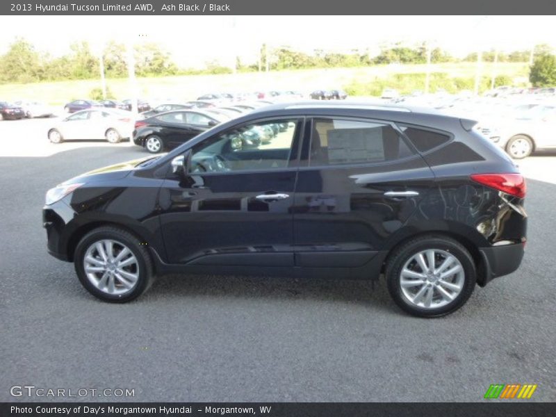 Ash Black / Black 2013 Hyundai Tucson Limited AWD