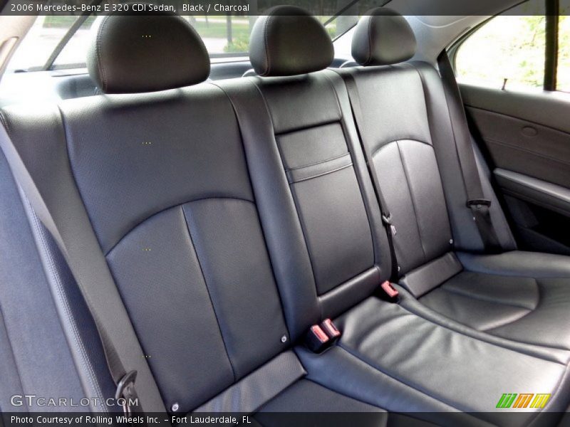 Rear Seat of 2006 E 320 CDI Sedan