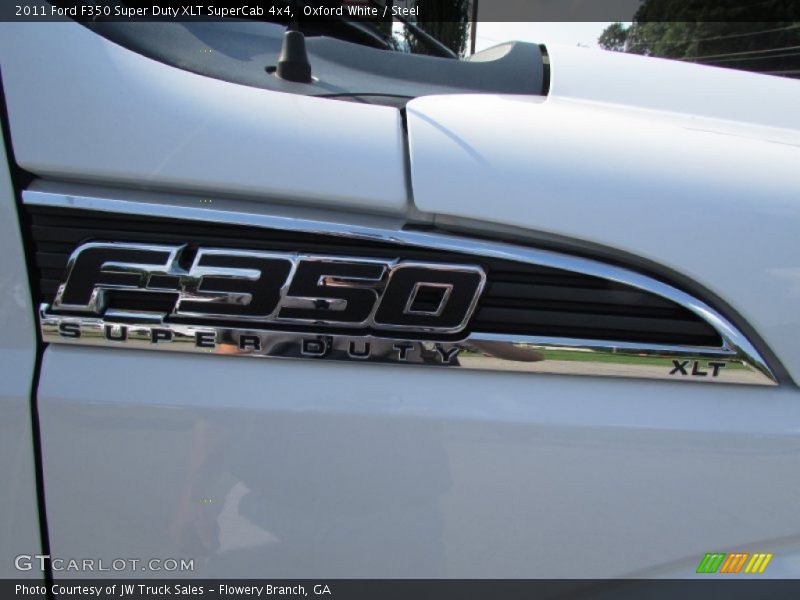 Oxford White / Steel 2011 Ford F350 Super Duty XLT SuperCab 4x4