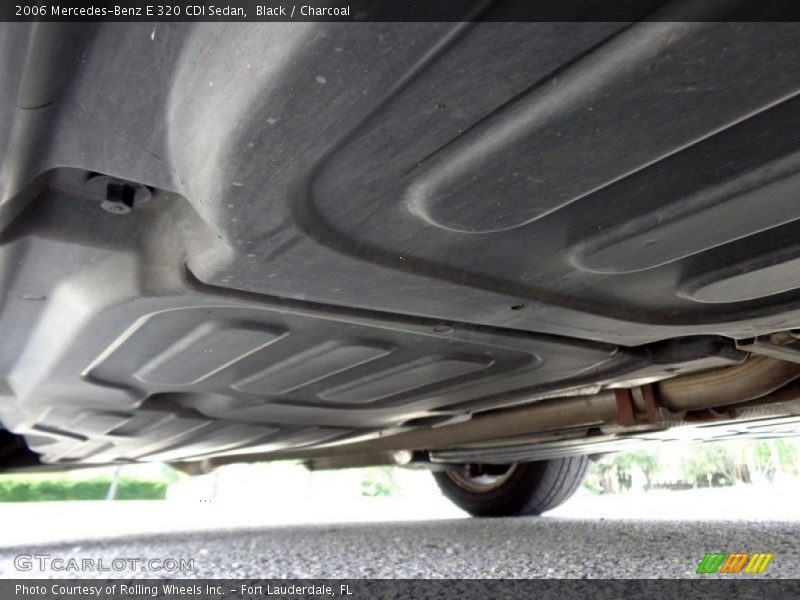 Undercarriage of 2006 E 320 CDI Sedan