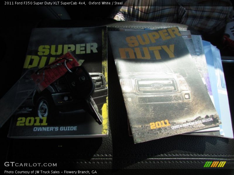 Oxford White / Steel 2011 Ford F350 Super Duty XLT SuperCab 4x4