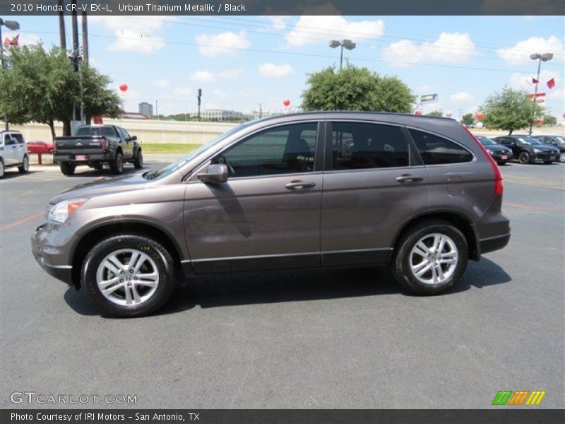 Urban Titanium Metallic / Black 2010 Honda CR-V EX-L