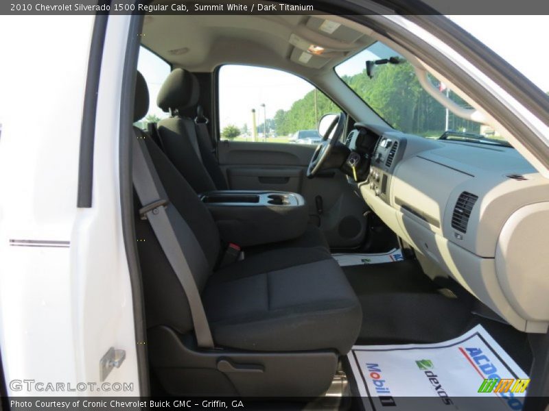 Summit White / Dark Titanium 2010 Chevrolet Silverado 1500 Regular Cab