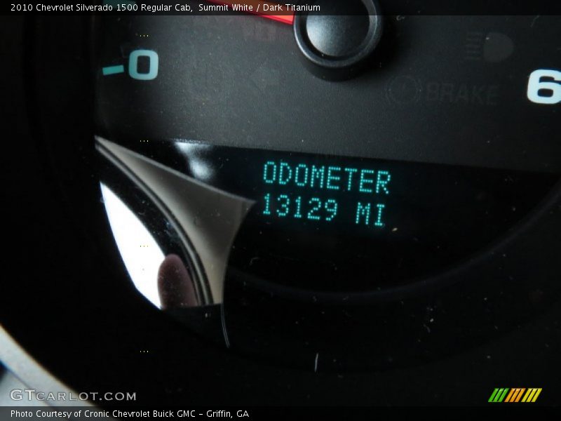 Summit White / Dark Titanium 2010 Chevrolet Silverado 1500 Regular Cab