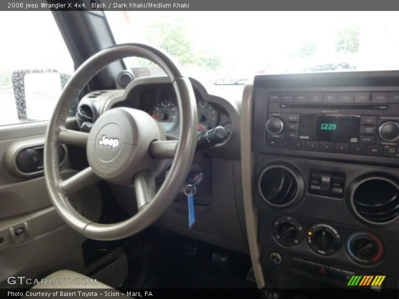 Black / Dark Khaki/Medium Khaki 2008 Jeep Wrangler X 4x4