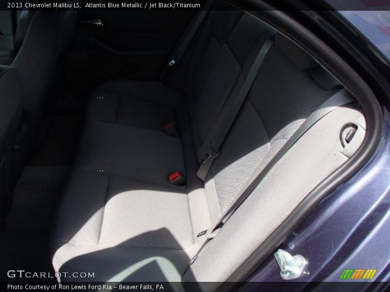Atlantis Blue Metallic / Jet Black/Titanium 2013 Chevrolet Malibu LS