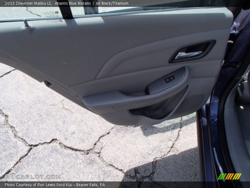 Atlantis Blue Metallic / Jet Black/Titanium 2013 Chevrolet Malibu LS